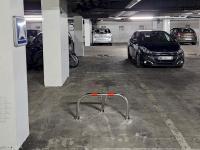 Location place de parking sécurisé en sous-sol avec gardien et arceau Paris 75019