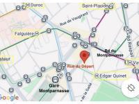 Paris 14 - 23 rue Du Départ - Place de parking à louer