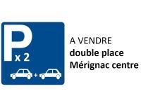 Parking double-place (premier sous-sol) à Merignac centre
