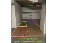 Location de parking (sous-sol) - Paris 18 - rue De Clignancourt