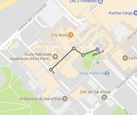 Vente de parking (sous-sol) - Cergy - parvis De La Prefecture