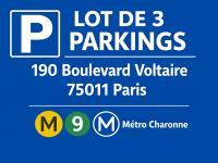 Lot 3 parkings métro Charonne 
