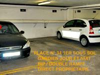 Parking souterrain à louer à Paris